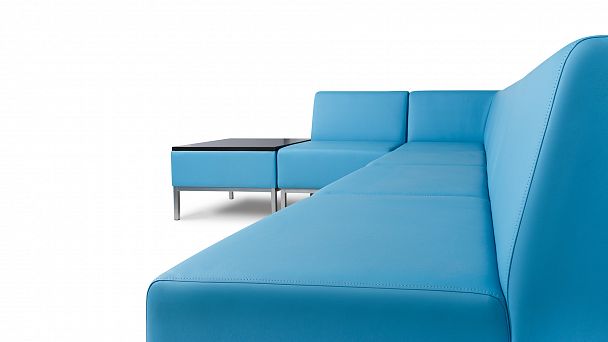 Секция 3-местная Construct 180x62x77 чёрный - Вид 8