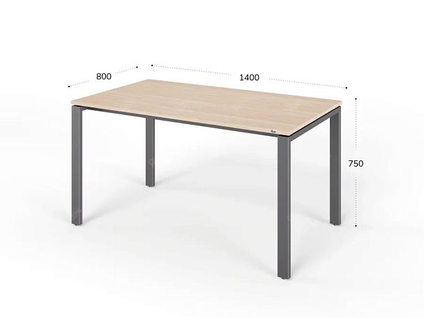 ЛАЙТ / LIGHT RLG015-14x8 Прямоугольный стол 140x80x75 Дуб Сонома - Вид 2