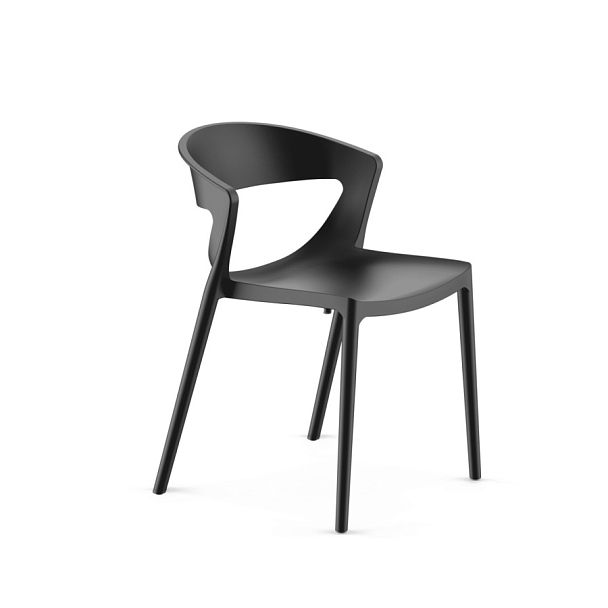 Стул Evok, черный - Вид 1