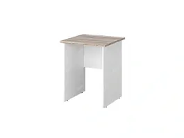 TANDEM RTD015-60-MA Стол квадратный ун-й 600х600х750 Дуб Маувелла/Белый - Фото предпросмотра