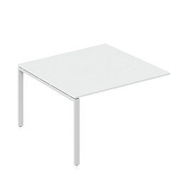 Удлинитель стола для переговоров Trend 120x123,6x75 белый - Фото предпросмотра