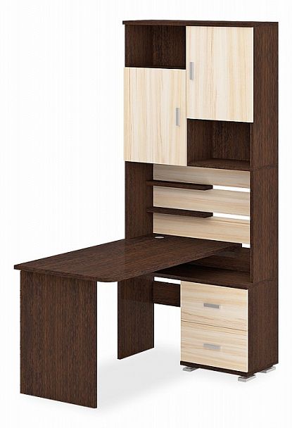 Стол компьютерный Домино СР-720/140 Венге/Карамель правый - Вид 1