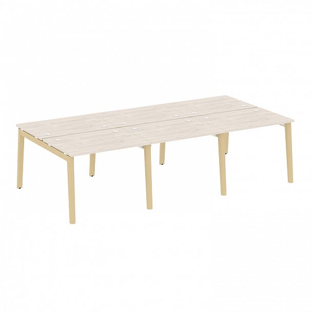 Рабочая станция "Onix wood" OW.D.RS-6.1.7 денвер светлый/дуб светлый - Вид 1