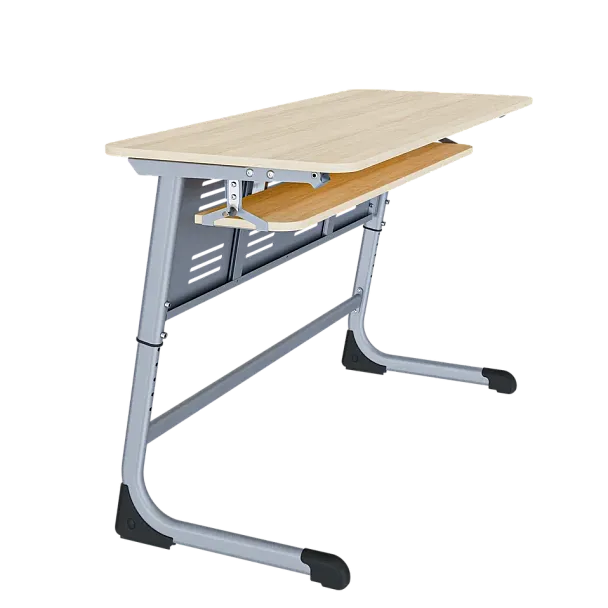 Парта Smart на плоскоовале 2М с РН (столеш. ЛДСП ЗУ, экран ПЭ, полка), гр.4-6 - Вид 7