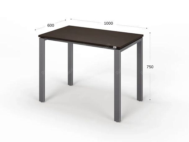 ЛАЙТ / LIGHT RLG015-10x6 Прямоугольный стол 100x60x75 Венге - Вид 2