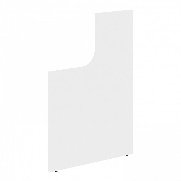 Стойка (боковина) завершающая высокая с вырезом "Onix" О.R-SVV белый - Вид 1