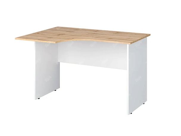 TANDEM RTD012-120L-V Стол эргономичный левый 1200х900х750 Вотан/Белый - Вид 1