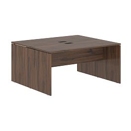 Стол двойной ED2ST 1567 Дуб Денвер тёмный/Мокко 1560х1346х750 EDIS - Фото предпросмотра