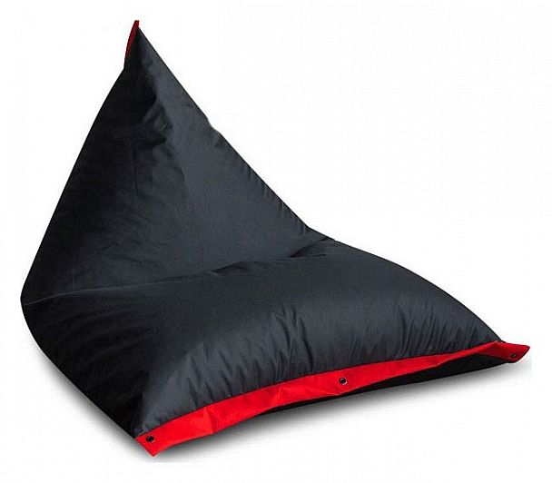 Кресло Пирамида Черно-Красная - Вид 1