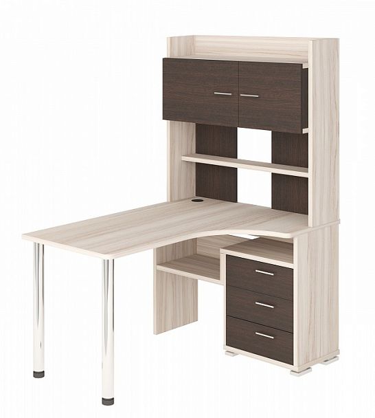 Стол компьютерный Домино СР-133 Венге/Карамель правый - Вид 2