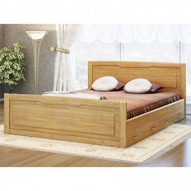 Кровать "Ариэль 200" береза - Вид 2