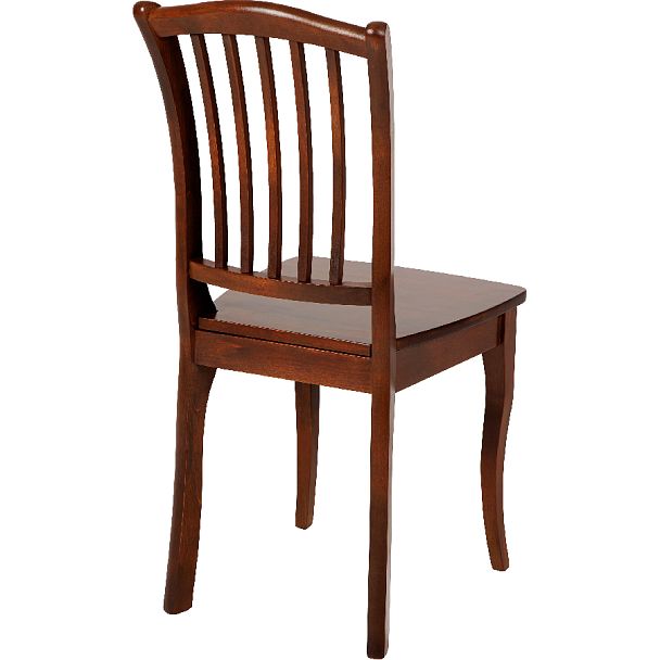 Комплект деревянных стульев с жестким сиденьем Элин Темный орех, 3 шт. - Вид 4