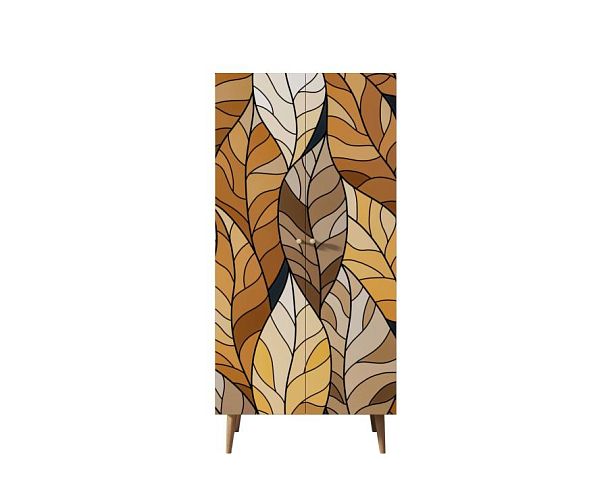 Шкаф малый двухстворчатый Berber принт 8 арт BB08/Print_08 - Вид 1