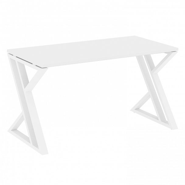 Стол рабочий "Loft" VR.L-SRZ-3.7 белый бриллиант/белый - Вид 1