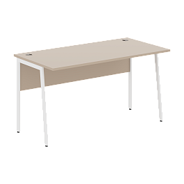 Стол прямой СП-3P Мокачино/Белый 1400х720х755 IMAGO PLUS - Фото предпросмотра