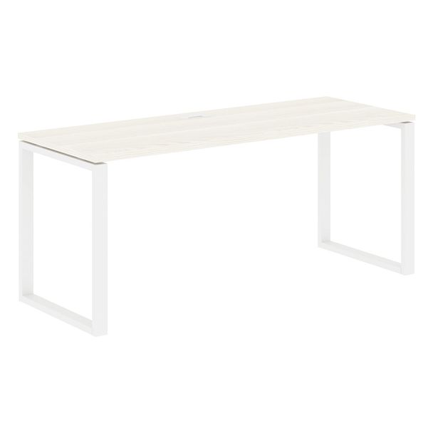 Стол прямой EQST 1767 Ясень Траун/Белый 1760х670х750 EDIS - Вид 1