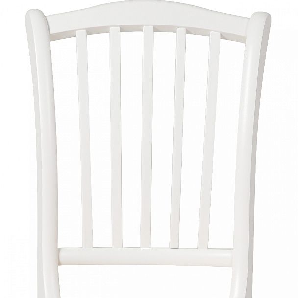 Стул деревянный с жестким сиденьем Элин Белый/Натуральный - Вид 7