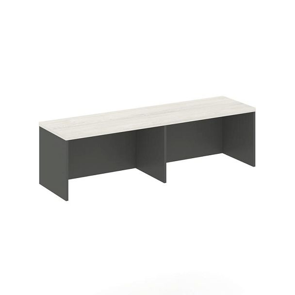 Стайл Проджект Надставка на тумбу 1 яр. SN.NT-103 Антрацит/Дуб Наварра 1632*400*400 - Вид 1