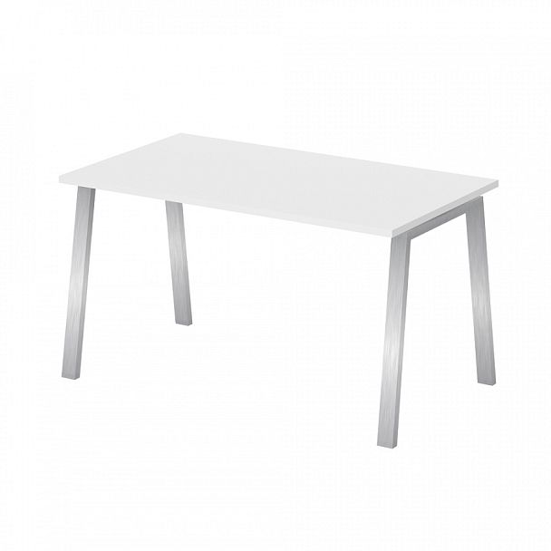 Столы рабочие "Компьютерные столы"  ПК-ТНП-СТ140Х80/МКА-В2-1049 белый - Вид 1