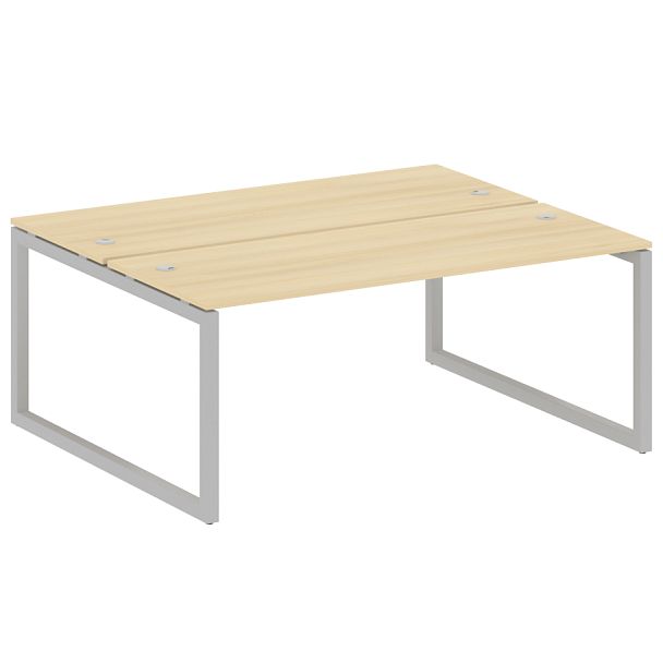 Metal System Quattro Р. ст. на О-образном м/к 50БО.РАС-СП-2.5 Акация/Серый металл 1800*1475*750 - Вид 1