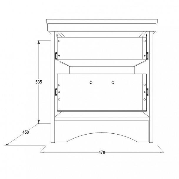 Тумба "Ольга 10" - Вид 2