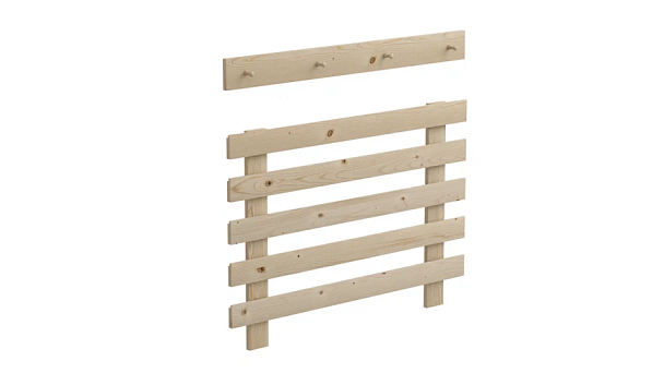 Пенель деревянная с вешалкой Тетрис, сосна, цвет натуральный - Вид 1