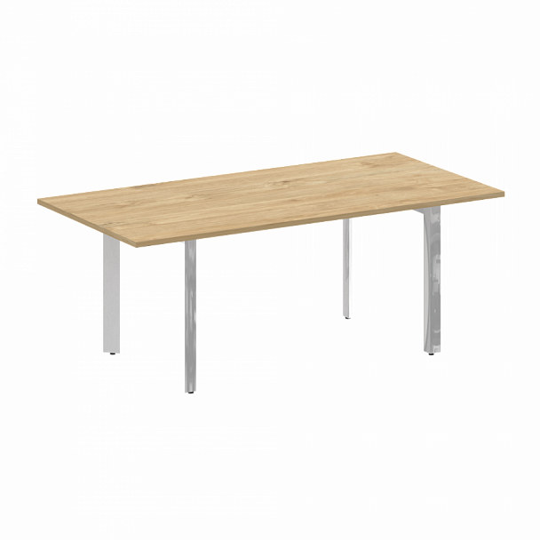 Стол переговорный на П-образном м/к "ONIX DIRECT LUX" M-O.MP-PRG-19 тиквуд светлый - Вид 1