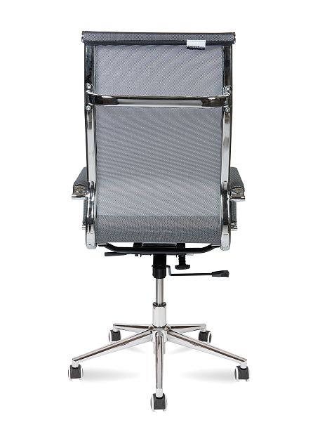 Кресло Хельмут / (grey) сталь + хром / серая сетка - Вид 5