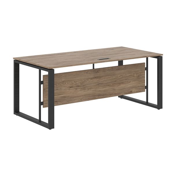 Стол руководителя EST 189 Кария Пальмира/Антрацит 1800х900х750 ENIO - Вид 1