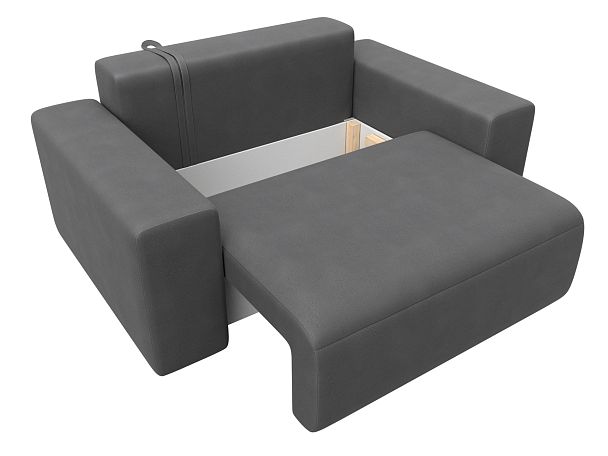 Кресло Лига-036 НПБ Искусственная замша серый - Вид 7