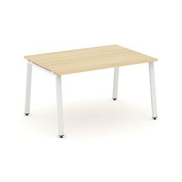 Стайл Проджект Стол переговорный SN-6A.SPRG-001.3 Акация Лорка/Металл Белый 980*980*750 - Фото предпросмотра