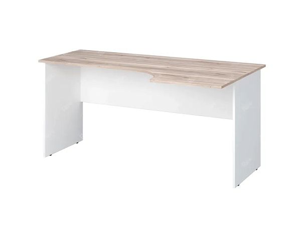 TANDEM RTD014-160R-MA Стол эргономичный правый 1600х900х750 Дуб Маувелла/Белый - Вид 1
