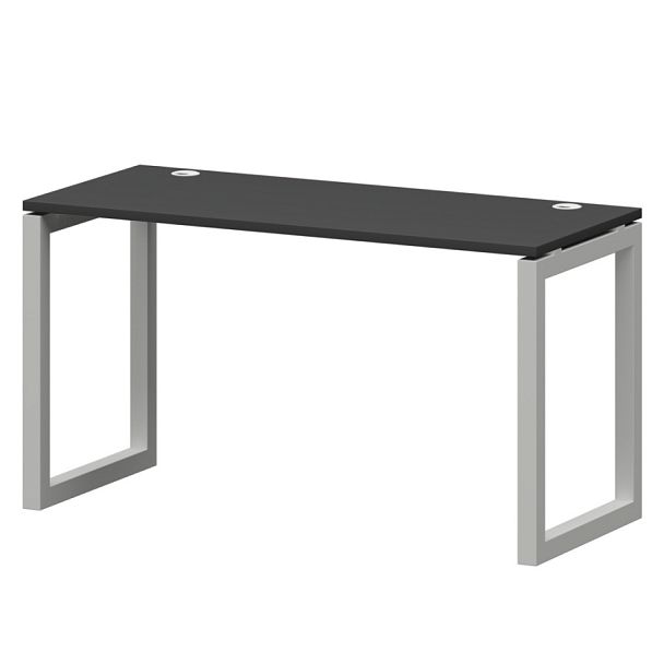 Стол на металлокаркасе СМС25-О-10К.60.Пр50 Графит/Белый 1000x600x750 Смарт - Вид 1