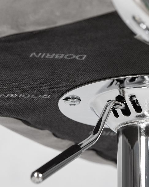 Стул барный DOBRIN KRUGER ARM (серый велюр (MJ9-75)) - Вид 9