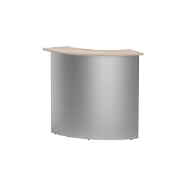 Стойка ресепшн угловая СР-60/60R ясень шимо светлый - Фото предпросмотра