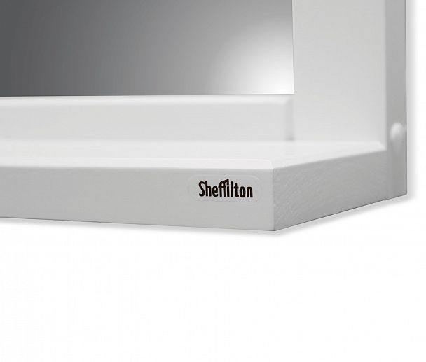Зеркало с полкой Sheffilton Альберо SHT-М2 беленый - Вид 4