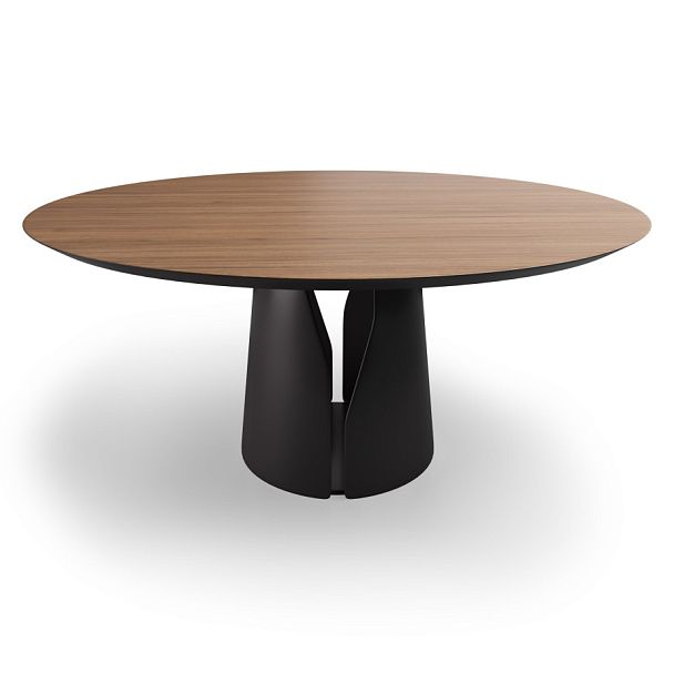 Стол круглый Giano 140, шпон - Вид 1
