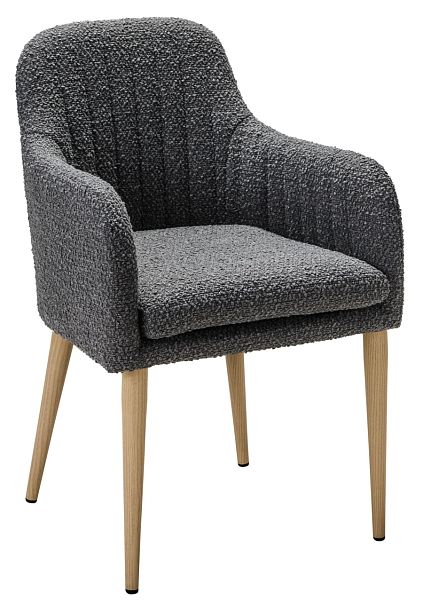 Стул Olaf темно-серый/нат.дуб - Вид 1