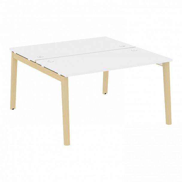 Рабочая станция "Onix wood" OW.D.RS-2.3.7 белый/дуб светлый - Вид 1