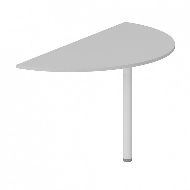 Брифинг приставка "Логистика" ПК-ЛОГ-ПР120Х60БН/Т/25-В1-19 серый - Вид 1