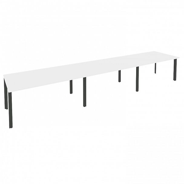 Стол переговорный "Onix" O.MP-PRG-3.4 белый/антрацит - Вид 1