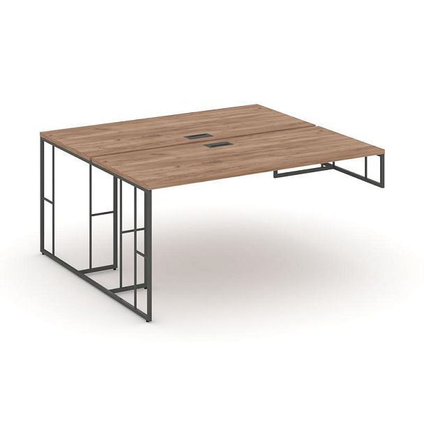 Rift Рабочая станция для опорной тумбы RF.DRSOT-015 Дуб Табак/Металл Антрацит 1780*1432*750 - Вид 1