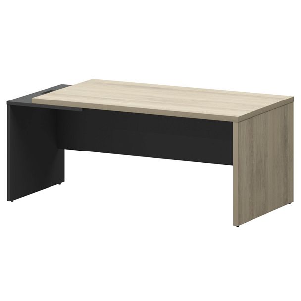 Стол руководителя левый KZ-18L Кронберг/Графит 1800x900x750 Кортез - Вид 1