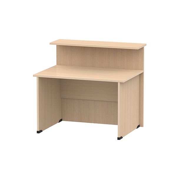 Стойка ресепшн прямая СР-120/80 дуб молочный - Вид 2