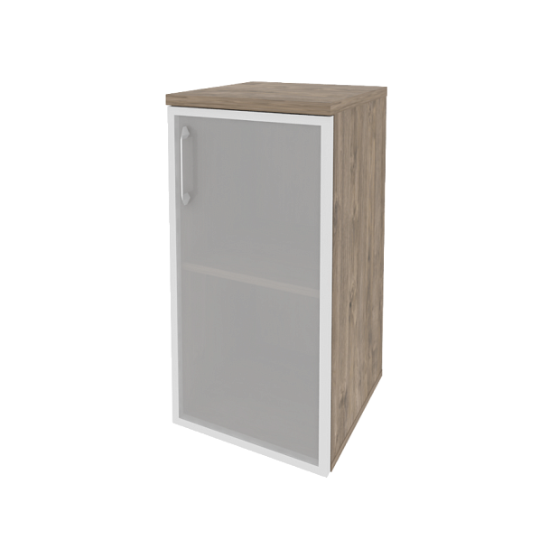 Onix Шкаф низкий узкий правый O.SU-3.2 R (R) Тиквуд темный 400*420*823 - Вид 1