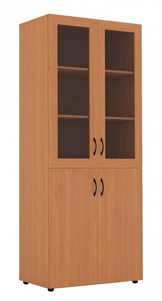 Шкаф широкий со стеклом в раме "305.22Ш" - Вид 1
