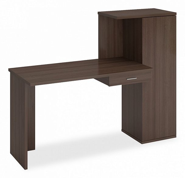 Стол письменный Домино Lite СКЛ-ПРЯМ120+ШК Карамель/Шамони - Вид 1