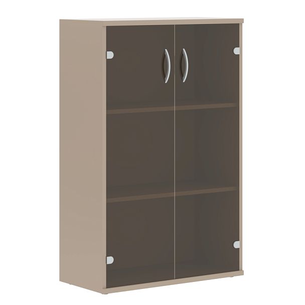 Шкаф со стеклянными дверьми СТ-2.4 Мокачино 770х365х1200 IMAGO - Вид 1