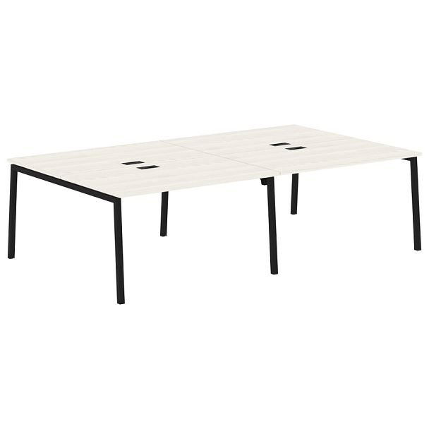 Стол 4-х местный ELWST 2716 Ясень Траун/Черный 2726х1606х750 EDIS - Вид 1