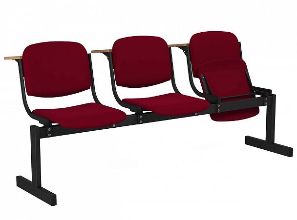 3-местный, мягкий, откидной, лекционный "253МОЛ" - Вид 2